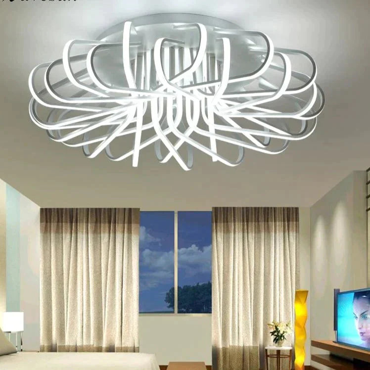 Surface Mount Ceiling Light Fixture For Bedroom Living Room Acrylic Lamp Decorative Lampshade