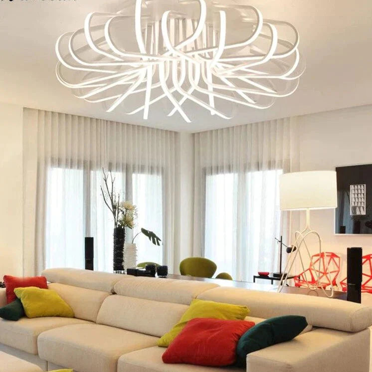 Surface Mount Ceiling Light Fixture For Bedroom Living Room Acrylic Ceiling Lamp Decorative Lampshade Lamparas De Techo