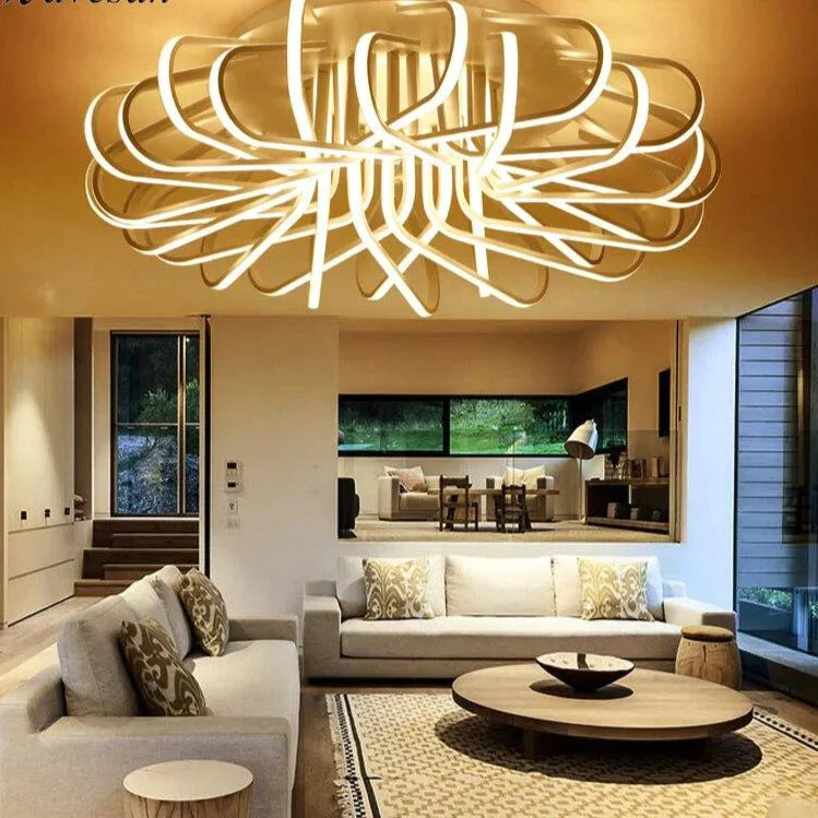 Surface Mount Ceiling Light Fixture For Bedroom Living Room Acrylic Ceiling Lamp Decorative Lampshade Lamparas De Techo