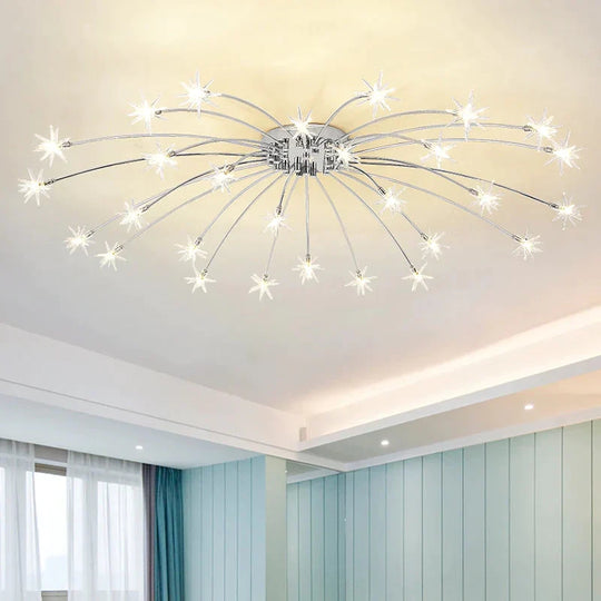 Fashion Ceiling Lights LED Lamp Iron Galss Indoor Lighting ALL Stars LED G4 Bedroom, Living Room Hotel Light Fixture