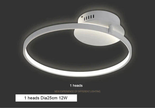 New Arrival Circle Rings Designer Modern Led Ceiling Lights Lamp For Living Room Bedroom Remote Control Ceiling Lamp Fixtures