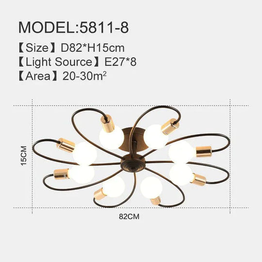 Creative Design LED Ceiling Lights  Luminaire Plafonnier Living Room Bedroom Corridor Modern Home Lighting Deckenleuchte Led