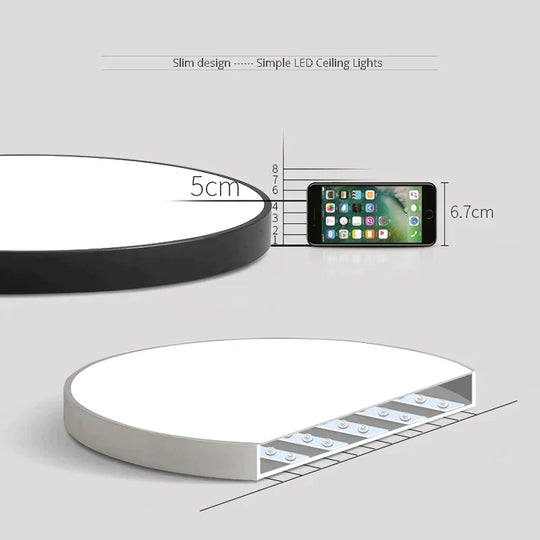 Nordic LED Ceiling Lights Ultra Thin Modern Ceiling Lighting