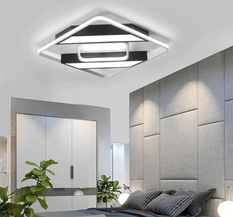 Mavesan Acrylic Ceiling Lights Led For Living Room Plafond Home 10-25Square Meters Lightin Fixtures Lampe Lampe Led Plafond