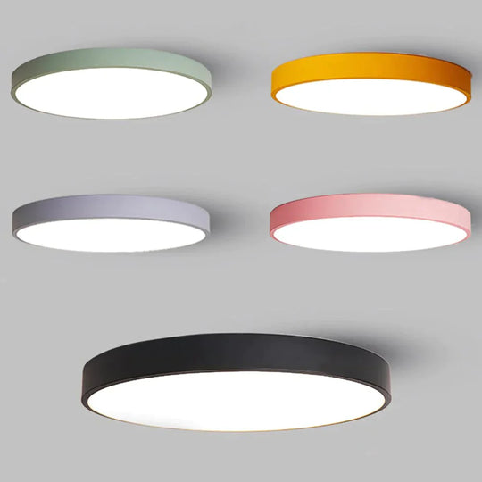 LED Modern Ceiling Lamp Acryl Round 5cm Super Thin Surface Mount Dia 30CM LED Ceiling Light For Living Room Bedroom Kitchen