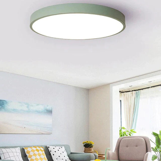 LED Modern Ceiling Lamp Acryl Round 5cm Super Thin Surface Mount Dia 30CM LED Ceiling Light For Living Room Bedroom Kitchen