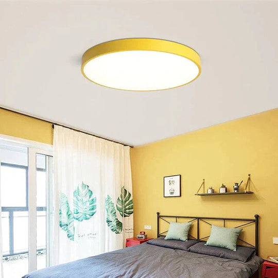 LED Modern Ceiling Lamp Acryl Round 5cm Super Thin Surface Mount Dia 30CM LED Ceiling Light For Living Room Bedroom Kitchen