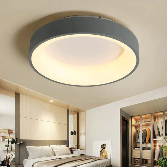 Round/Square/Triangle Modern Led Ceiling Lights For Living Room Bedroom Study Room Dimmable+RC Ceiling Lamp Fixtures