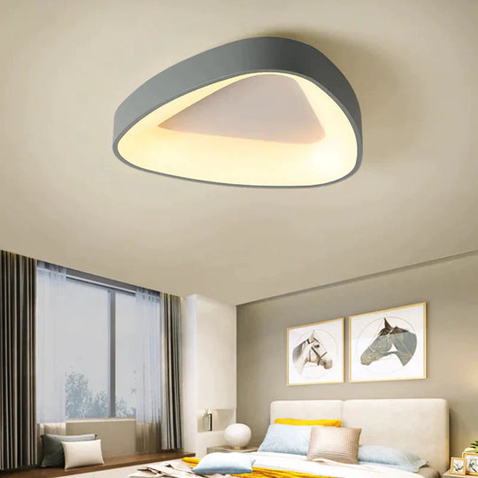 Round/Square/Triangle Modern Led Ceiling Lights For Living Room Bedroom Study Room Dimmable+RC Ceiling Lamp Fixtures