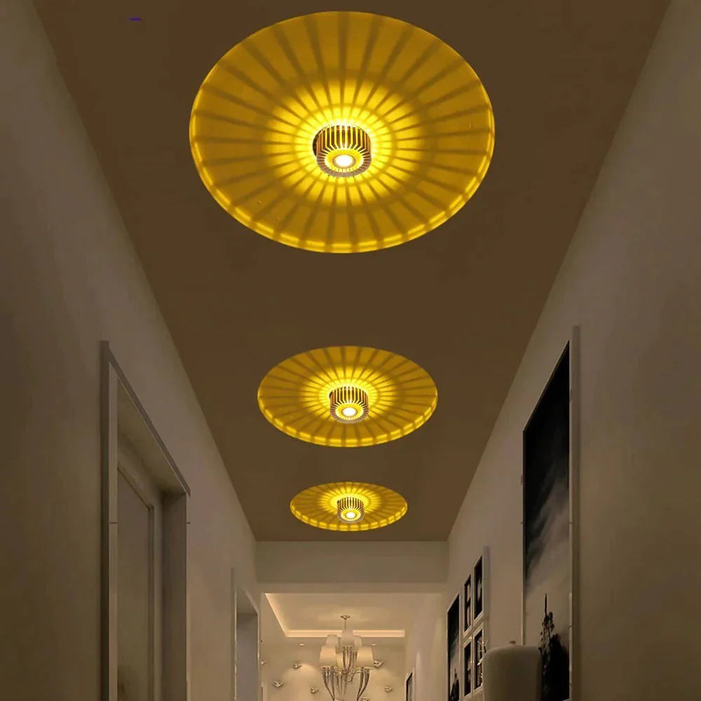 Rebecca - Modern Ceiling Light Colorful Indoor LED Ceiling Lamp 3W wall Sconce for Gallery Balcony lamp Porch light corridor Light Fixture