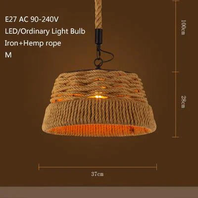 Retro Industrial Creative Modern Design Pendant Lamp LED Loft Decoration E27 Pendant Lights Bar Restaurant Cafe Store Lobby