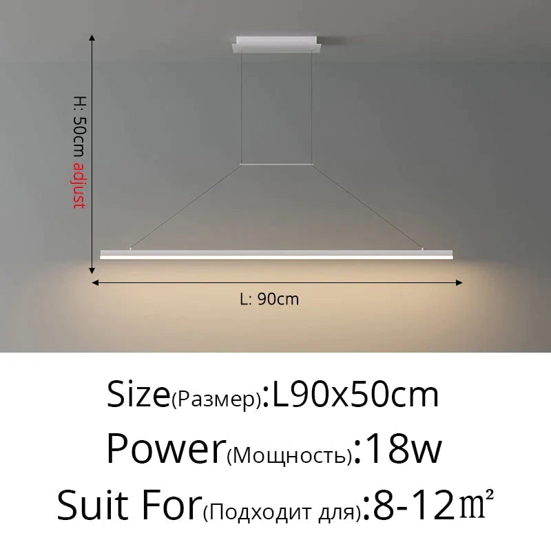 Salix V - Modern Minimalist Led Dimmable Bar Pendant Light