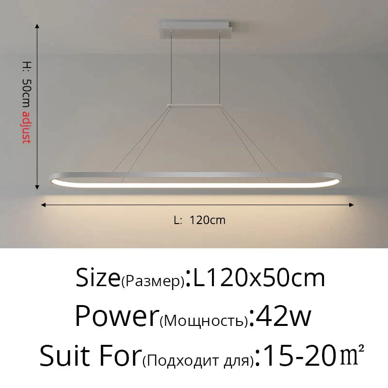 Salix V - Modern Minimalist Led Dimmable Bar Pendant Light