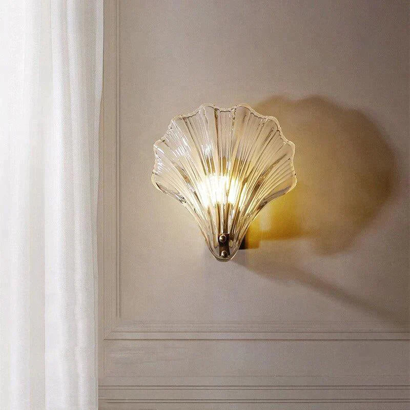 Shell Wall Lamp Postmodern Luxury Bedroom Bedside Living Room Tv Background Simple Creative