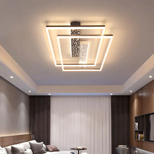 Simple Atmosphere Luxury All Over The Sky Star Led Ceiling Lamp In Living Room