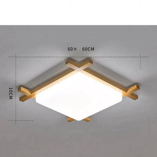 Simple Modern Corridor Square Log Led Living Room Lamps As Show / Large White Light Ceiling