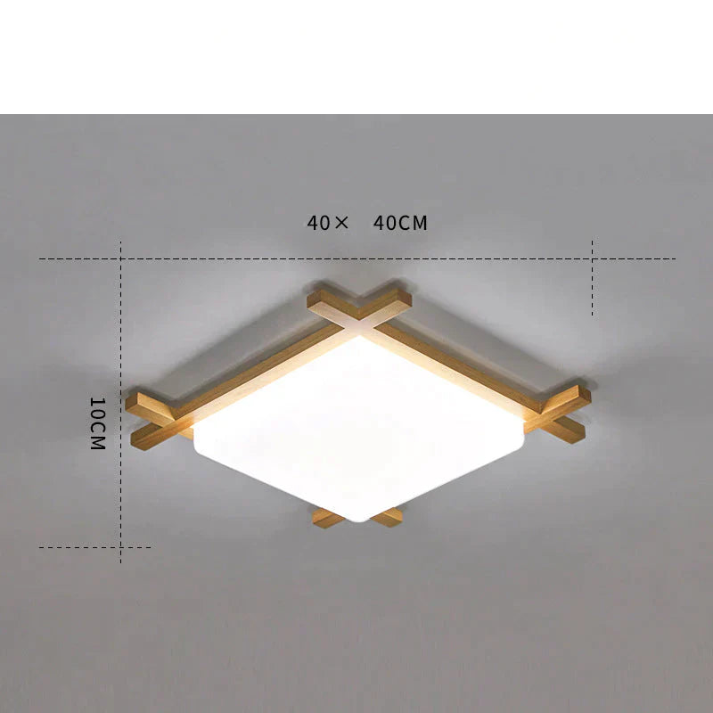 Simple Modern Corridor Square Log Led Living Room Lamps Ceiling