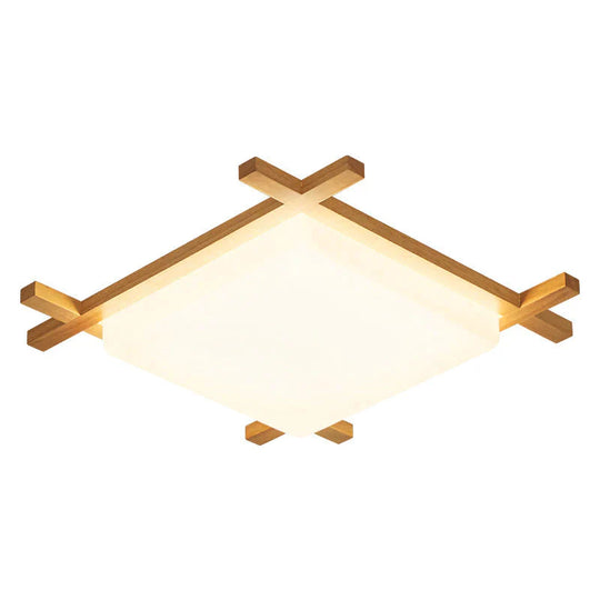 Simple Modern Corridor Corridor Square Log LED Living Room Lamps