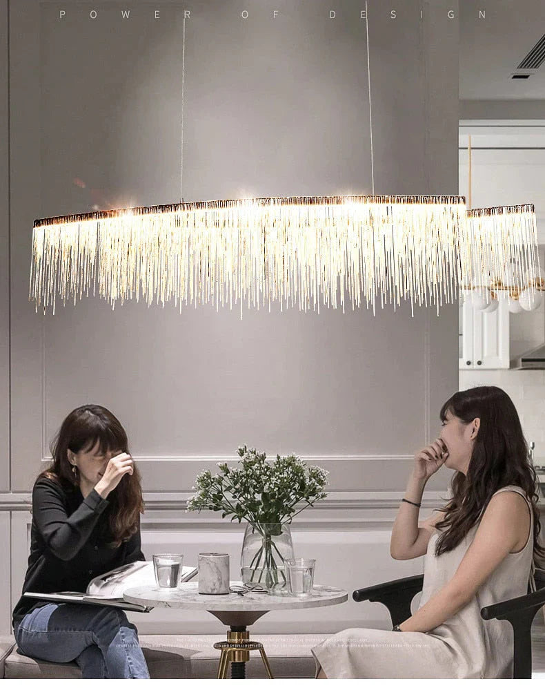 Solana - Tassel Chain Led Chandelier