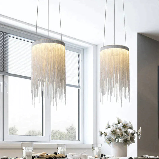 Solana - Tassel Chain Led Chandelier