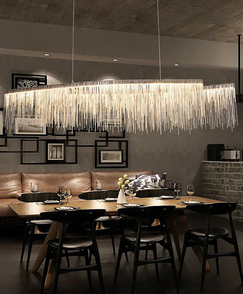 Solana - Tassel Chain Led Chandelier