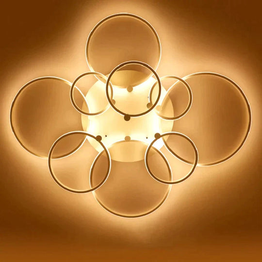 Surface Mounted Modern Led Ceiling Lights For Living Room Bed Light White/Brown Plafondlamp Home