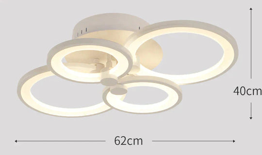 Surface Mounted Modern Led Ceiling Lights For Living Room Bed Room Light White/Brown Plafondlamp Home Lighting Led Ceiling Lamp