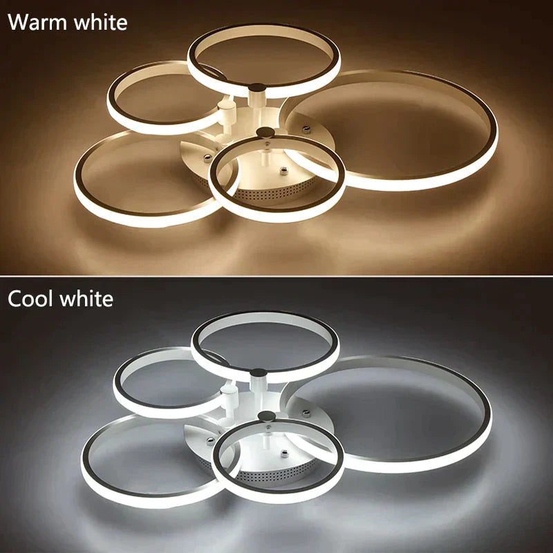 Surface Mounted Modern Led Ceiling Lights For Living Room Bed Light White/Brown Plafondlamp Home