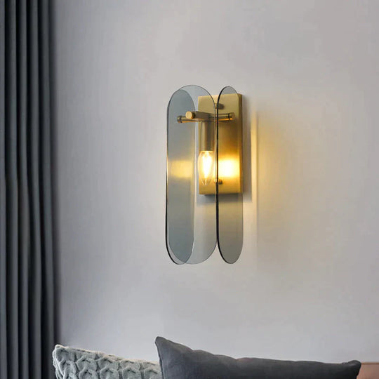 The Living Room Background Copper Wall Lamp Lamps