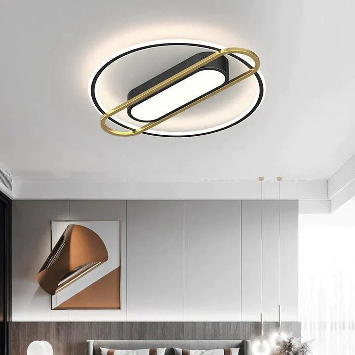 Thin Bedroom Restaurant Modern Simple Side-emitting LED Ceiling Lamp Decoration