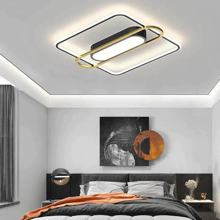 Thin Bedroom Restaurant Modern Simple Side-Emitting Led Ceiling Lamp Decoration