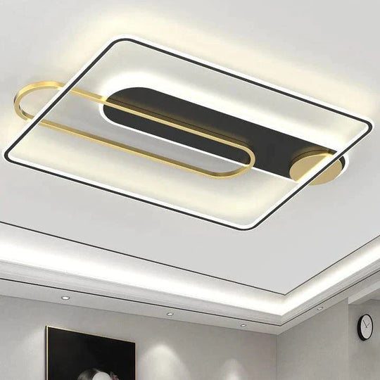 Thin Bedroom Restaurant Modern Simple Side-emitting LED Ceiling Lamp Decoration