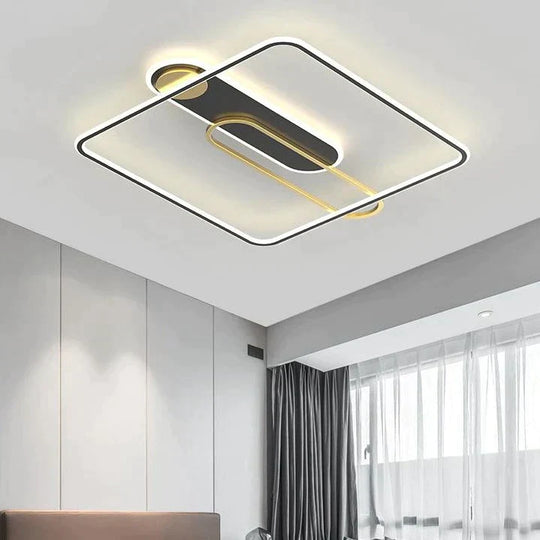 Thin Bedroom Restaurant Modern Simple Side-Emitting Led Ceiling Lamp Decoration